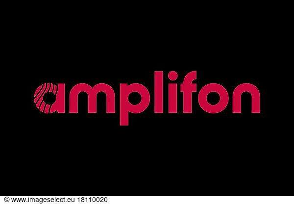 Amplifon  Logo  Black background
