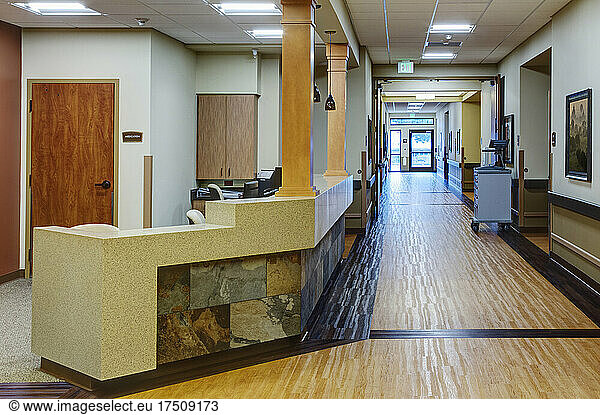 An assisted living and care home for seniors  modern building