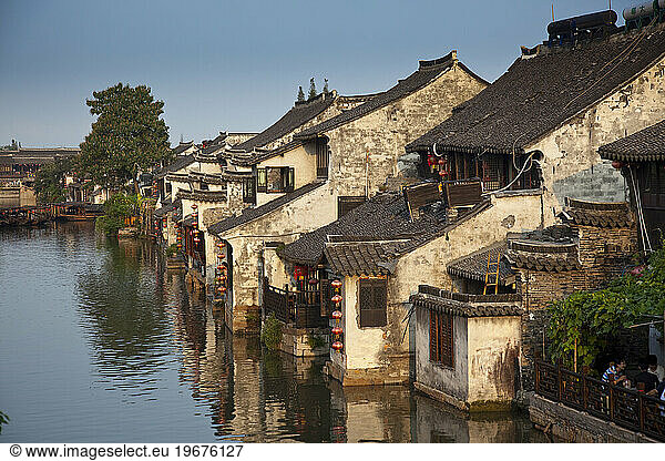 Ancient water canals in Xitang  China