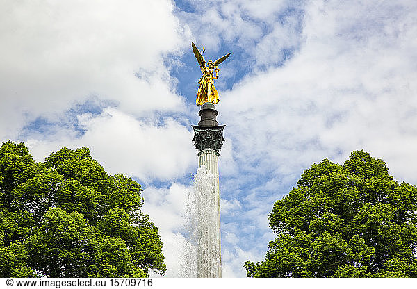 Angel of Peace  monument of peace  Munich  Bavaria  Germany