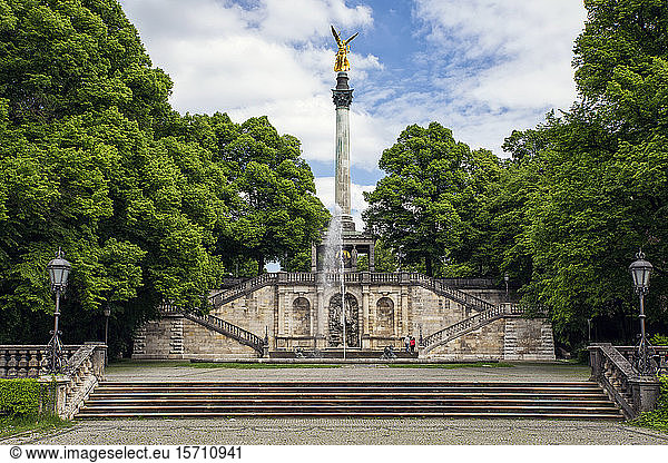 Angel of Peace  monument of peace  Munich  Bavaria  Germany
