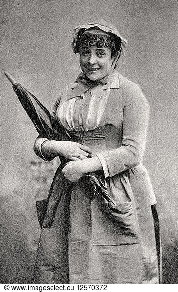 Anna Judic  französische Komödiendarstellerin  1875. Künstlerin: Unbekannt