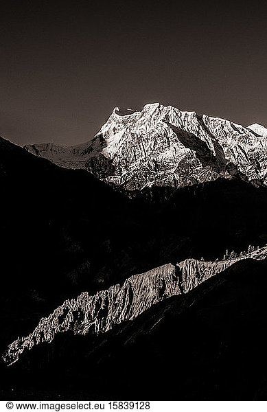 Annapurna III in all of its morning glory
