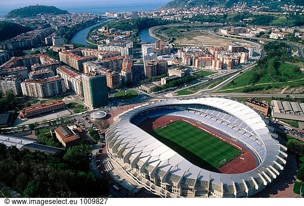 Anoeta Stadion. San Sebastian / Donostia. Guipuzcoa. Spanien.