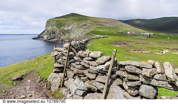 Anschnitt Großbritannien Insel 1 Beschluss Schottland Shetlandinseln Juni Nordeuropa