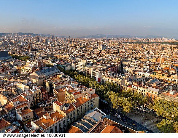Ansicht Barcelona Spanien