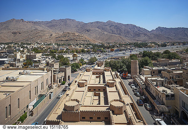 Ansicht der Altstadt  Nizwa  Oman