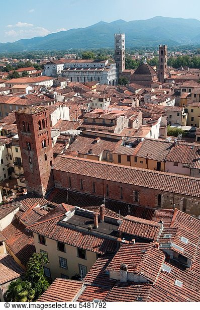 Ansicht  Italien  Lucca  Toskana