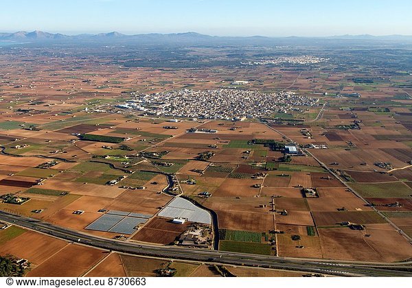 Ansicht Mallorca Luftbild Fernsehantenne Norden Spanien
