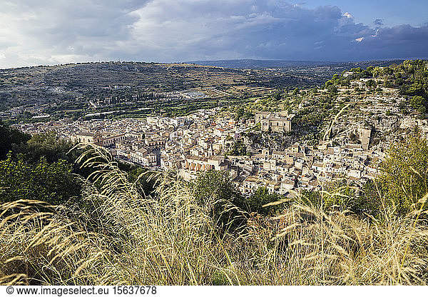 Ansicht von Scicli  Provinz Ragusa  Sizilien