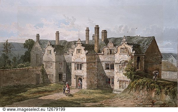 Ansicht von Trerice  Cornwall  1819. Künstler: George Shepherd.