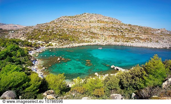 Anthony Quinn Bay  Rhodes Island  Greek Dodecanese.