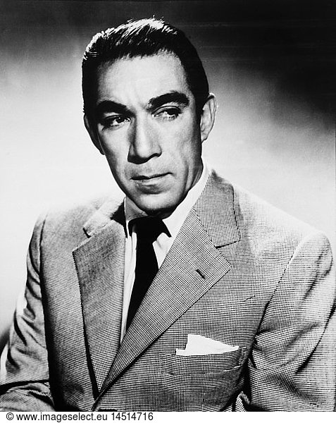 Anthony Quinn  Publicity Portrait from the Film The Naked Street  1955