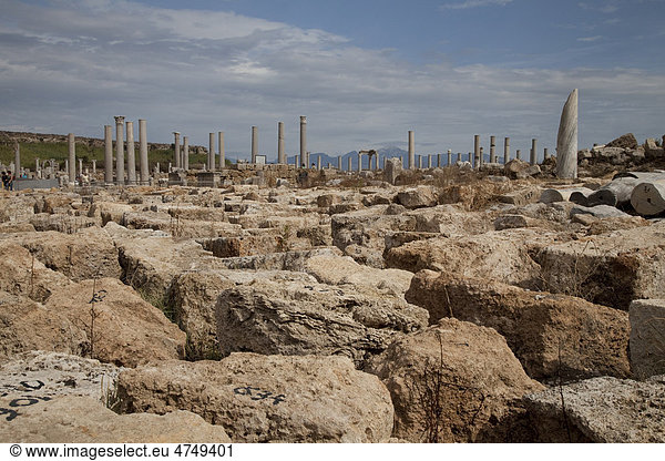 Antike Ausgrabungsstätte Perge  Antalya  Türkische Riviera  Türkei  Asien