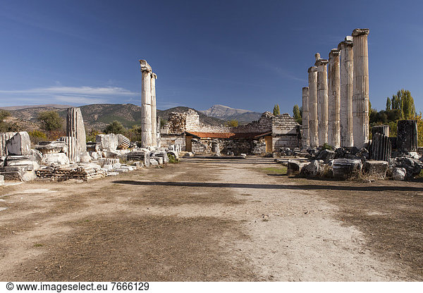 Antike Stadt Aphrodisias  heutige Stadt Geyre  Türkei