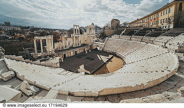 Antikes Römisches Theater Plovdiv Bulgarien