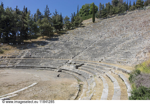 Antikes Theater  Argos  Peloponnes  Griechenland  Europa