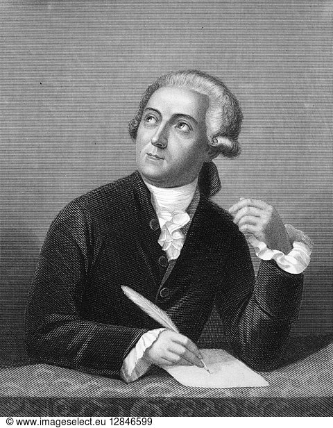 ANTOINE LAURENT LAVOISIER (1743-1794). French chemist. Steel engraving  19th century.
