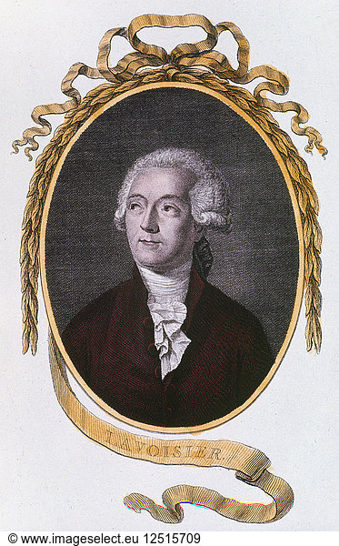 Antoine Laurent Lavoisier  18th century French chemist  1801. Artist: Unknown