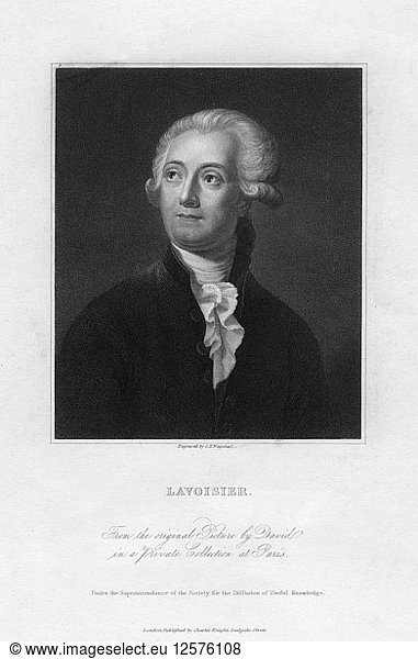 Antoine Lavoisier  18th century French chemist  19th century. Artist: CE Wagstaff