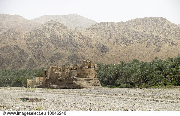 Arabien  Oman  Wadi Bani Hanie  alte Festung