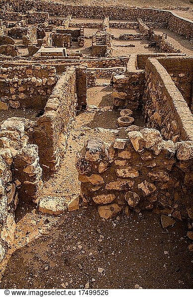 Arbeitersiedlung Deir el-Medina, Künstler-Künstler, Handwerker- und Arbeitersiedlung für den Bau der Königsgräber im Tal der Könige, Luxor, Theben-West, Ägypten, Luxor, Theben, West, Ägypten, Afrika
