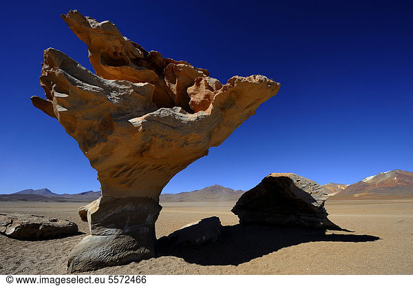 Arbol de Piedra  Baum aus Stein  Desierto  Uyuni  Bolivien  Südamerika