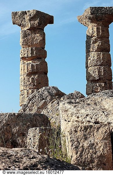Archäologischer Park  Selinunte  Castelvetrano  Sizilien.