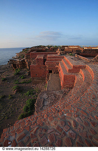 Archaeological area of Villa Giulia Ventotene island Lazio Italy