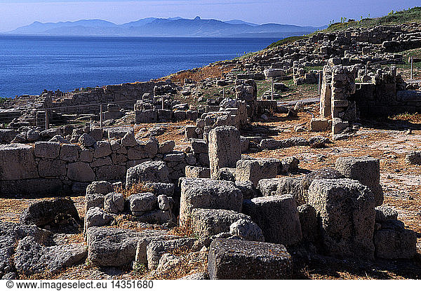 Archeological area  Tharros  Sinis  Sardinia  Italy