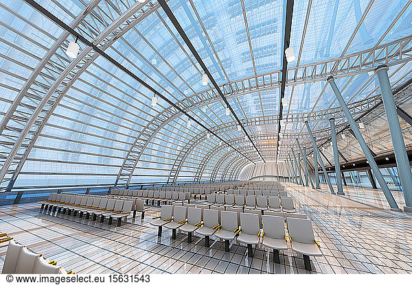 Architektur-Visualisierung des Flughafens