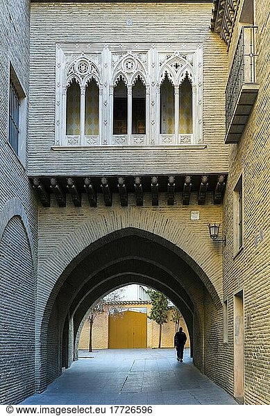 Arco del Dean  Zaragoza  Aragon  Spanien  Europa