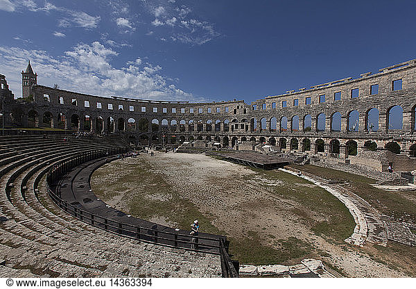 Arena  Roman amphitheatre  Pola  Pula  Istria  Croatia