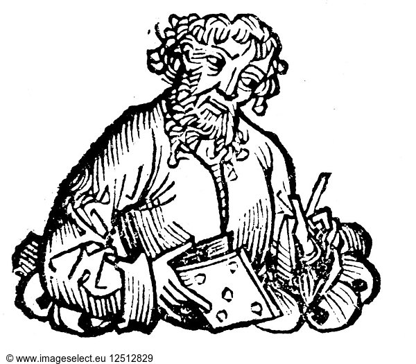 Aristarchos von Samos (fl260 v. Chr.)  alexandrinischer Astronom  1493. Künstler: Unbekannt