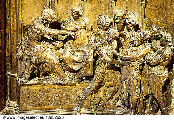 Arrest of John the Baptist by Ghiberti  Siena