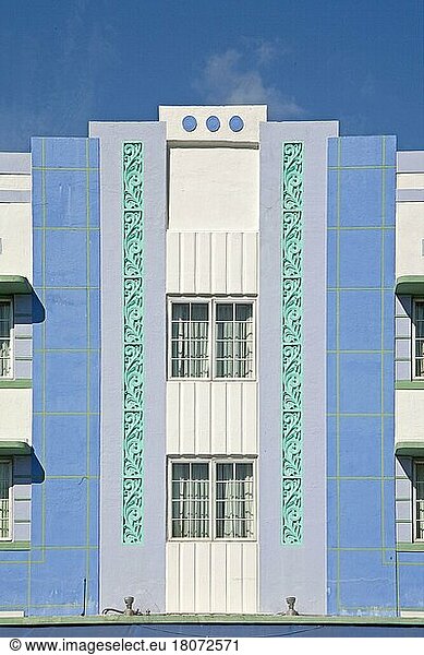 Art Deco District around Ocean Drive in Miami Beach  Miami Beach  Florida  USA  North America