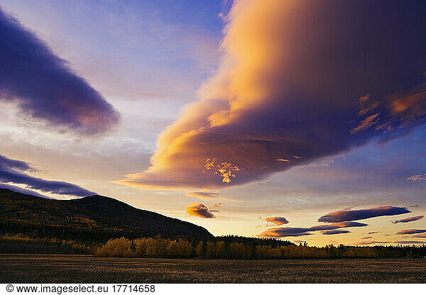 Artist's Choice: Cloud Formation At Sunset  Yukon