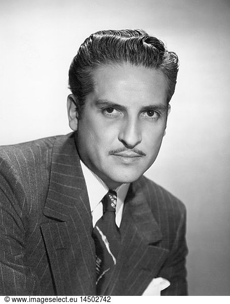 Arturo de Cordova  Publicity Portrait for the Film  Incendiary Blonde  Paramount Pictures  1945