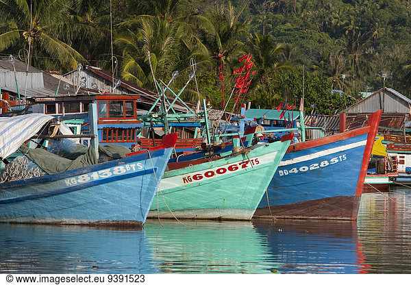 Asia  boat  fishing boats  island  isle  sea  Phu  Quoc  Pho Quoc  South-East Asia  Vietnam