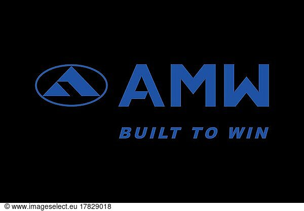 Asia MotorWorks  Logo  Schwarzer Hintergrund