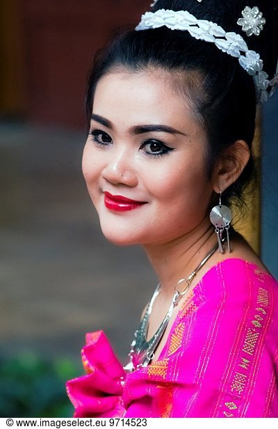 Asia. Thailand  Bangkok. Portrait of a young Thai girl.