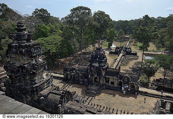 Asien  Kambodscha  Angkor Thom  Siem Reap  Tempelanlage Baphuon