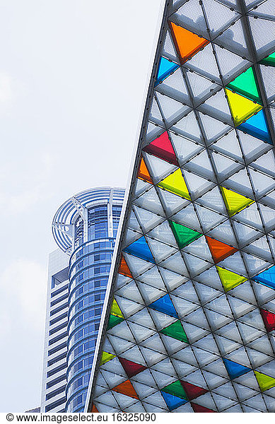 Asien  Singapur  Zentrales Geschäftsviertel  Wolkenkratzer