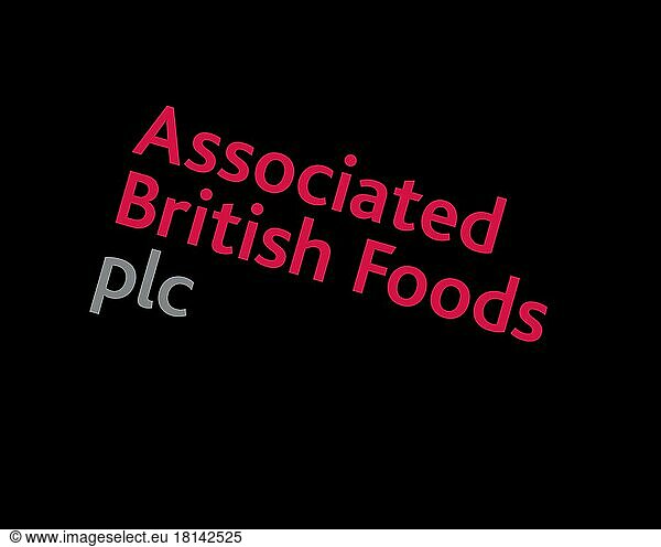Associated British Gastronomieunternehmen  s Associated British Gastronomieunternehmen  s  gedrehtes Logo  Schwarzer Hintergrund B