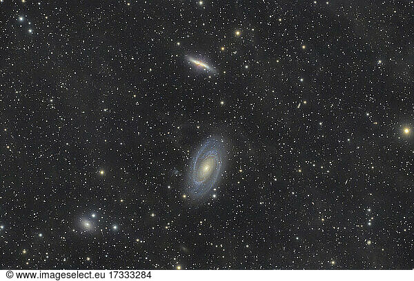 Astrophotographie der Galaxiengruppe M81