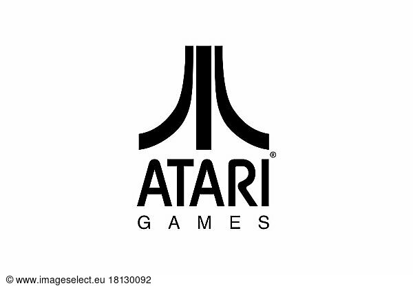 Atari Games  Logo  Weißer Hintergrund