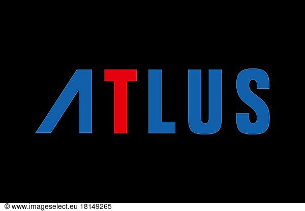 Atlus  Logo  Black background