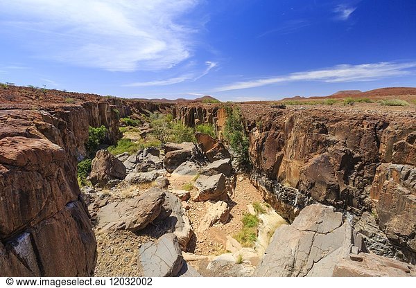Aub-Canyon  Palmwag-Konzession  Damaraland  Kunene-Region  Namibia  Afrika