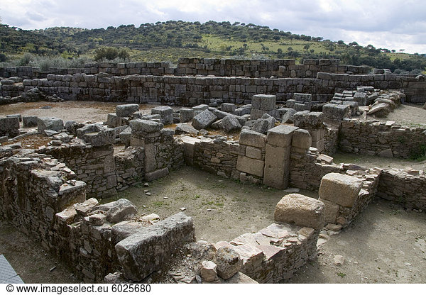 Ausgrabung der römischen Ausgrabungsstätte in Europa,  Portugal,  Idanha-a-Velha (Website von Roman Egitania),  Beira Baixa