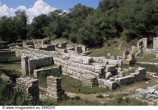 Ausgrabungsstätte  Butrinti  UNESCO Weltkulturerbe  Albanien  Europa